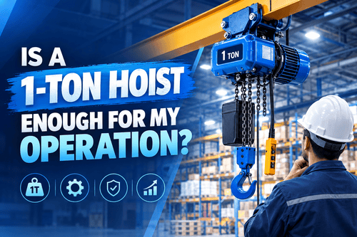 1 ton electric chain hoist lifting industrial equipment